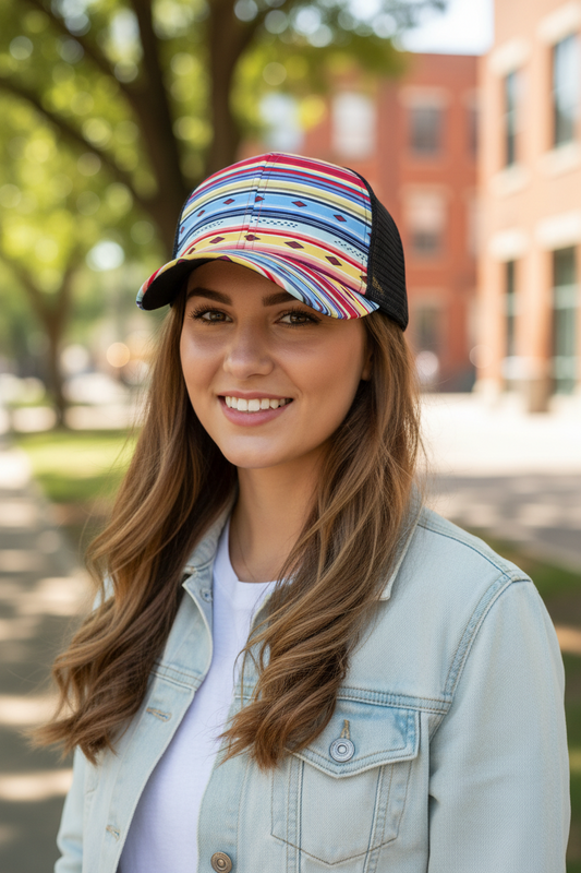 Toledo Distressed Mesh Cotton Baseball Cap – Unisex, One Size