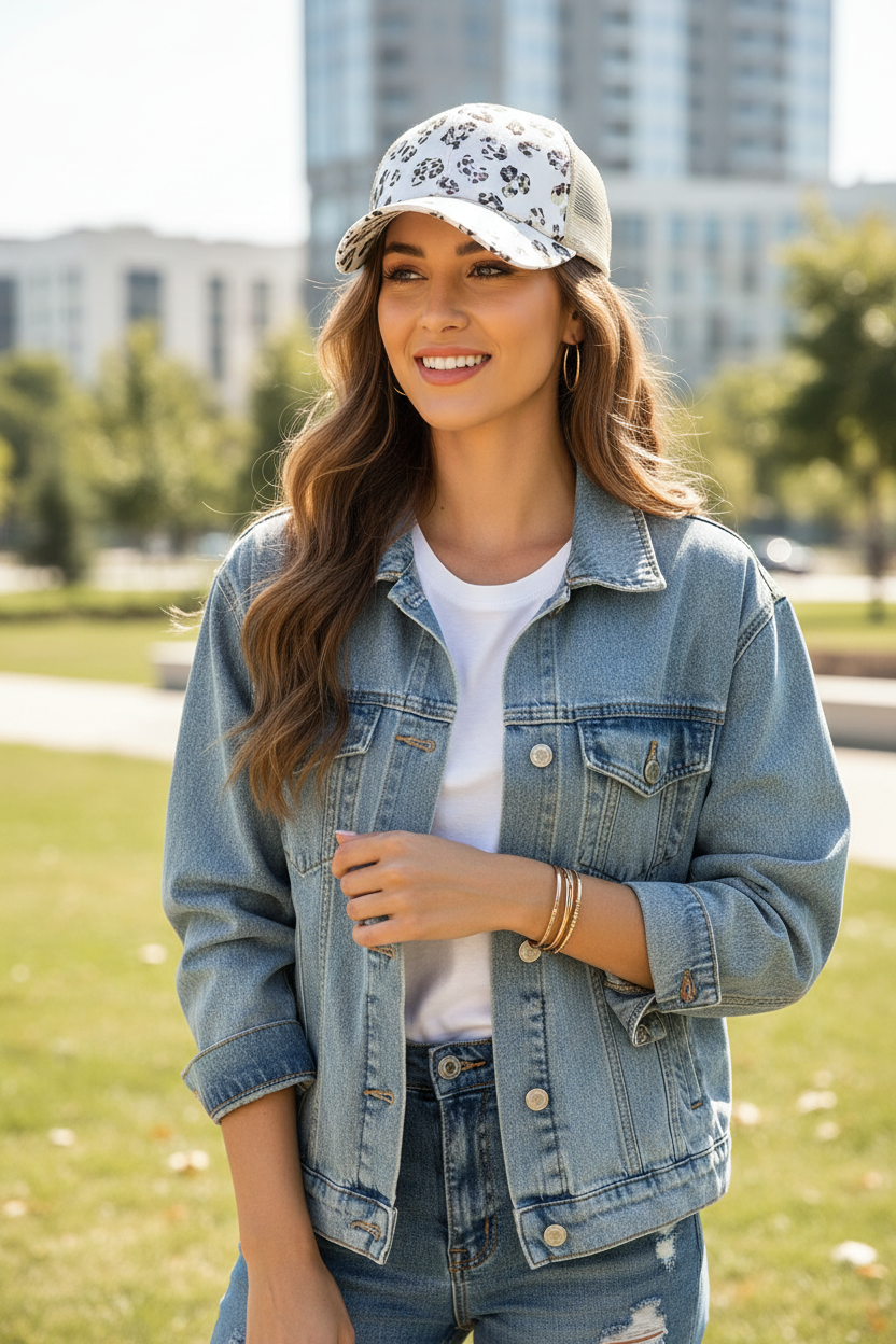 Toledo Distressed Mesh Cotton Baseball Cap – Unisex, One Size