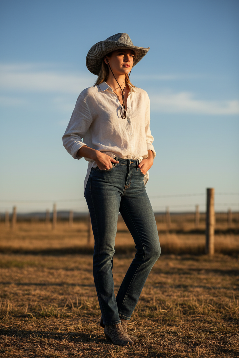 Beverly Packable Wide-Brim Cowboy Hat