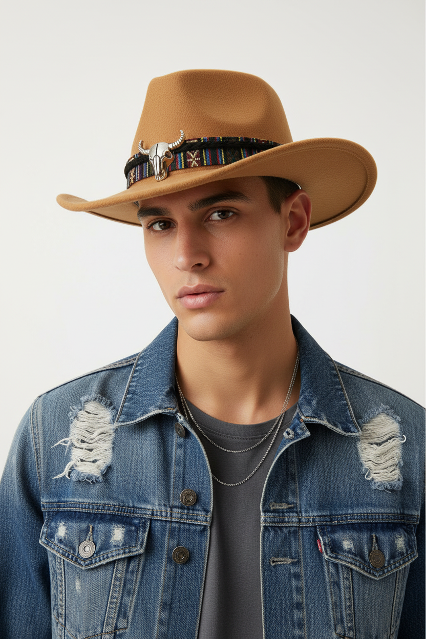 Sanderson Wool Felt Cowboy Hat