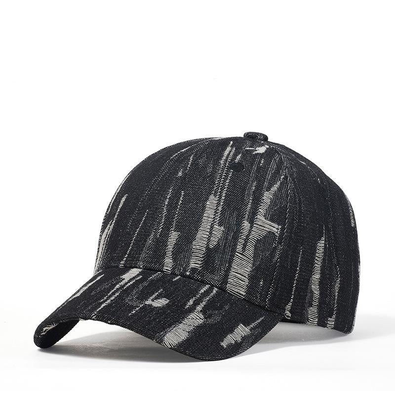 TheCapSpot - Black holed baseball cap