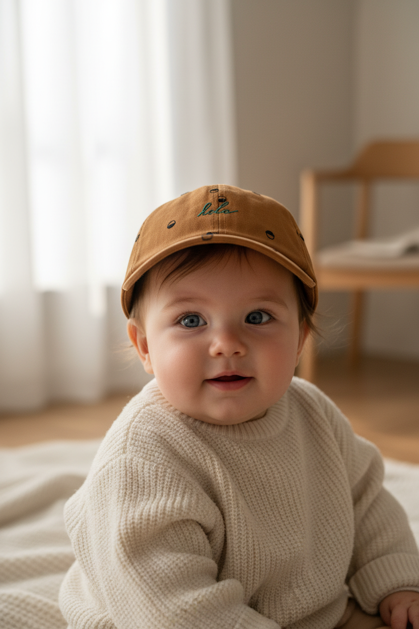 Bradley Kids' Cotton Baseball Cap | Soft Casual Sun Hat