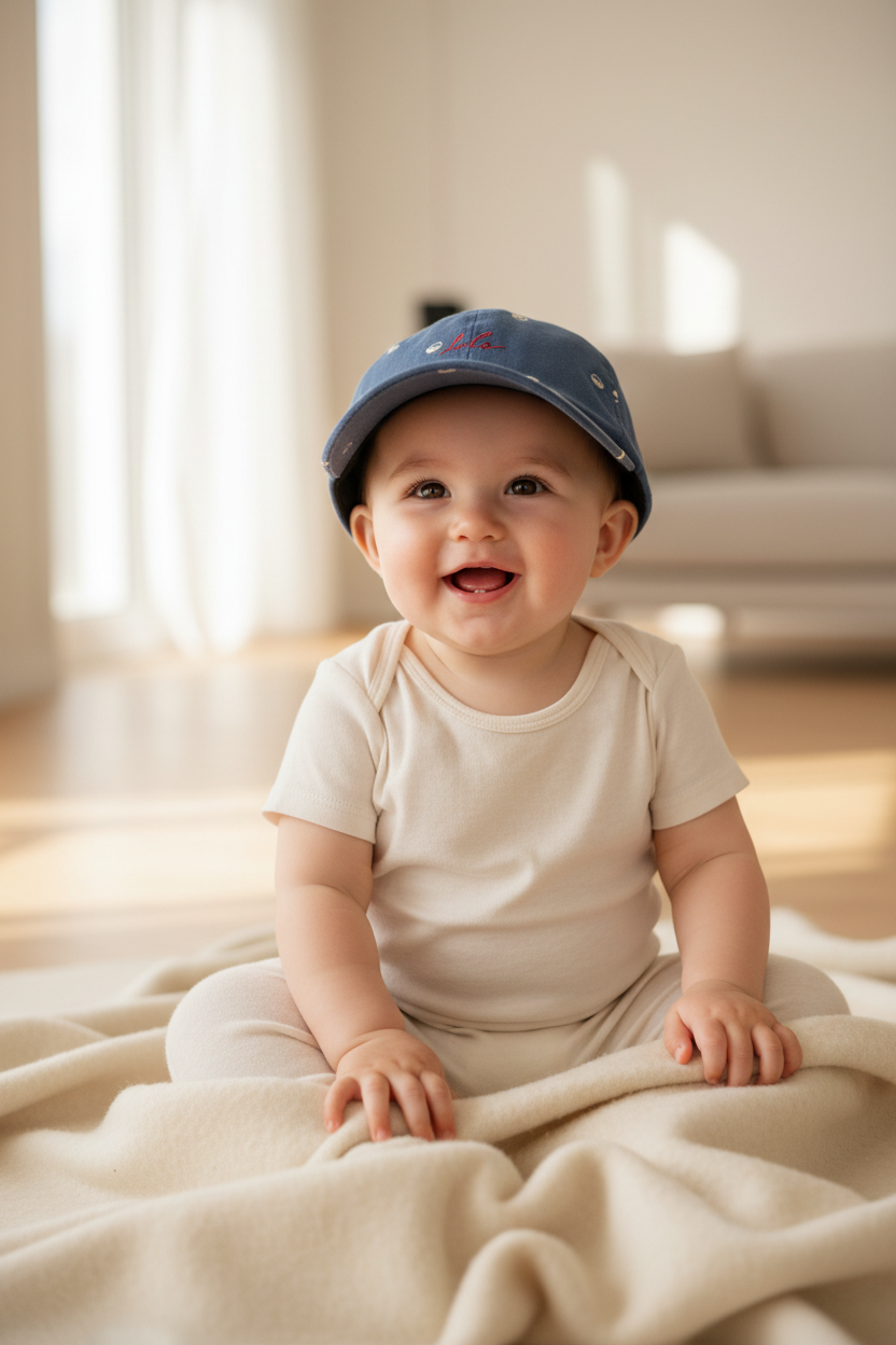 Bradley Kids' Cotton Baseball Cap | Soft Casual Sun Hat