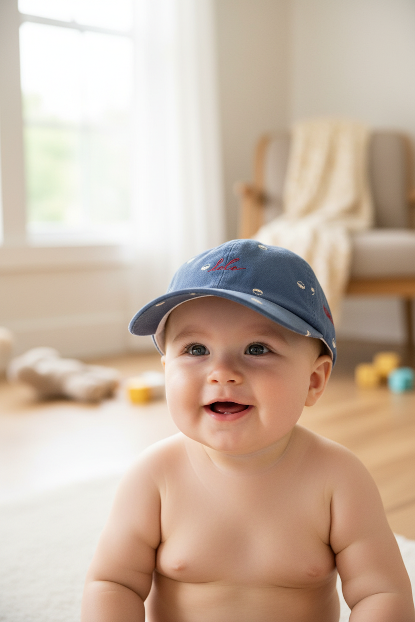 Bradley Kids' Cotton Baseball Cap | Soft Casual Sun Hat