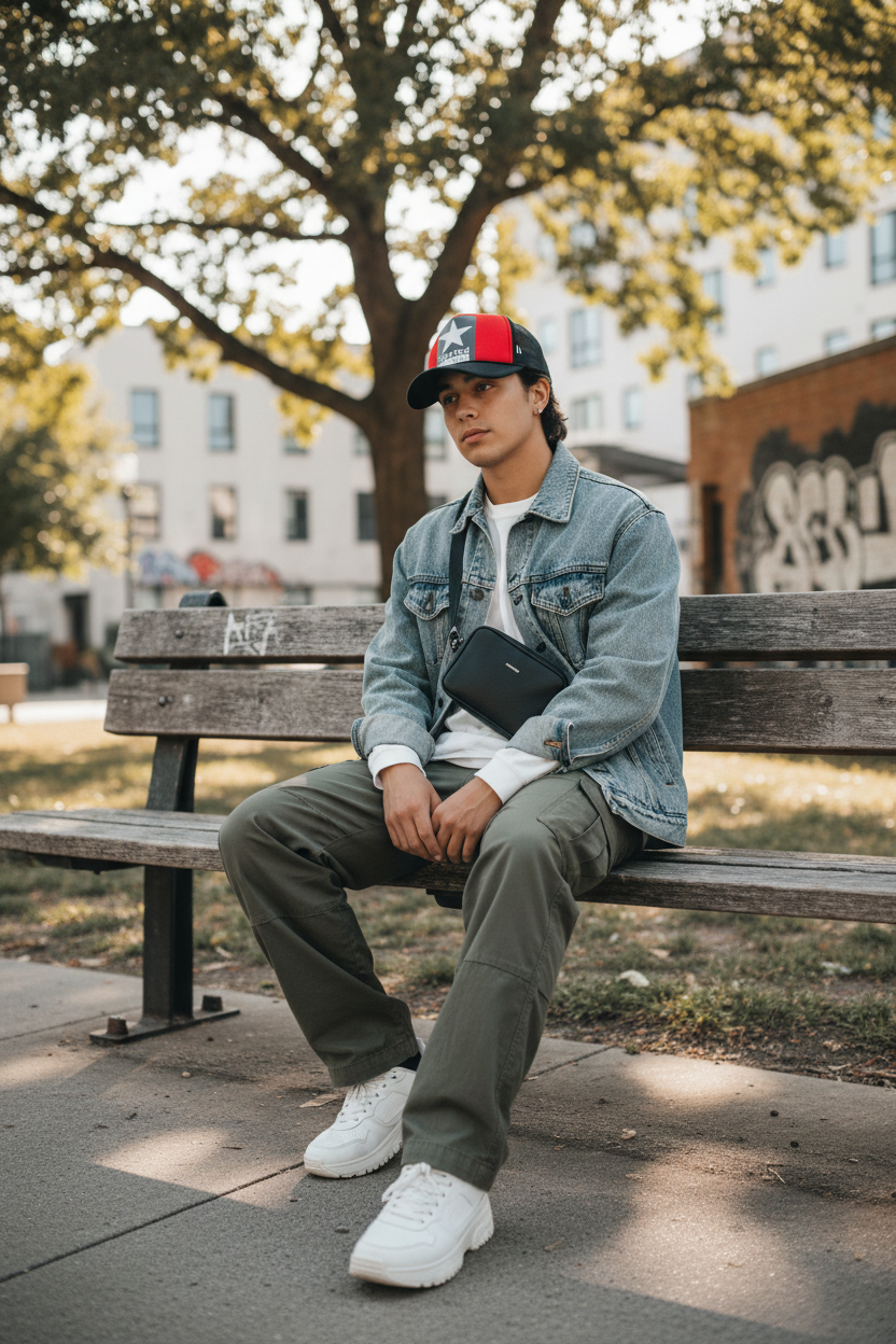 Starlink Five-Point Star Mesh Trucker Hat | Cotton Cap