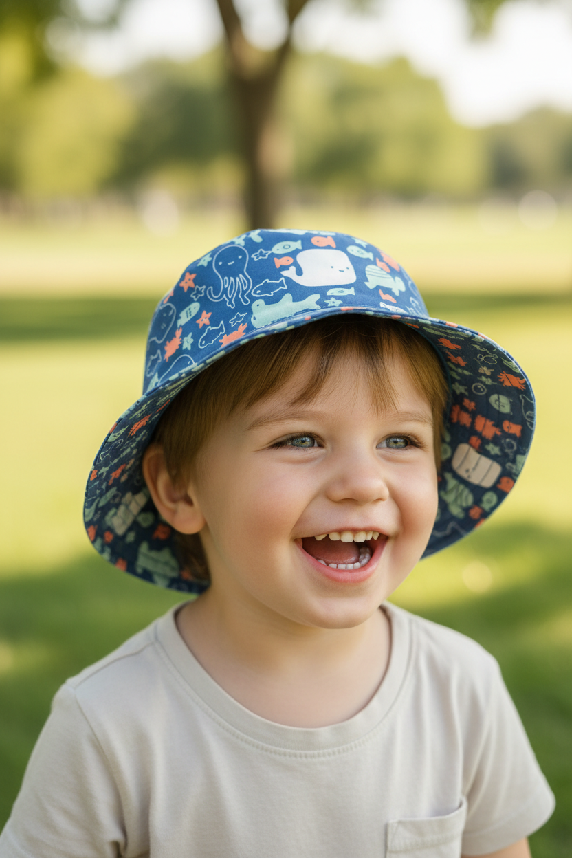 Waller Kids Fisherman Sun Hat with UV Protection