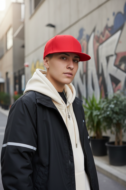 Langston Wide Brim Cotton Twill Baseball Cap – Adjustable