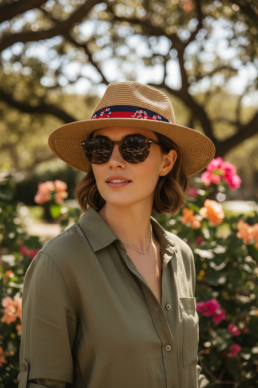 Levert Modern Bell-Shaped Straw Hat