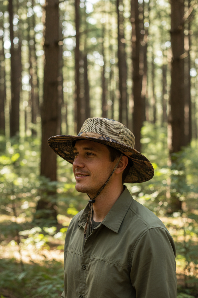 Princeton Camouflage UV Sunshade Hat
