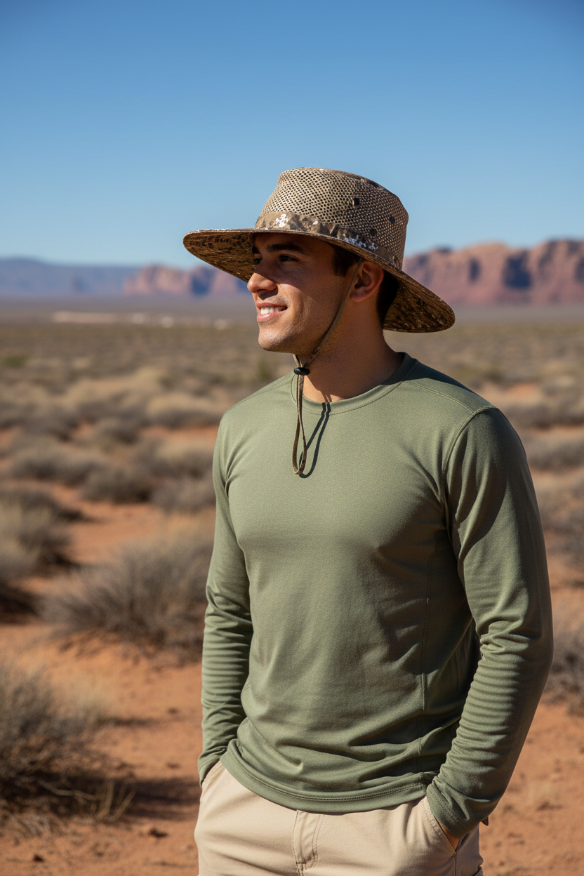 Princeton Camouflage UV Sunshade Hat