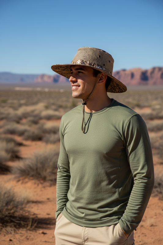 Princeton Camouflage UV Sunshade Hat