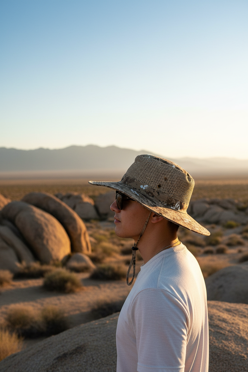 Princeton Camouflage UV Sunshade Hat