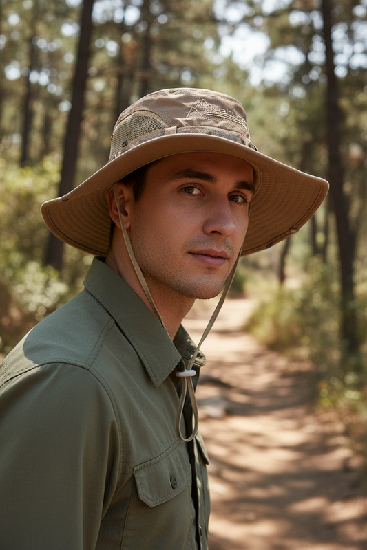 Pickens Men's Polyester Fisherman Straw Hat