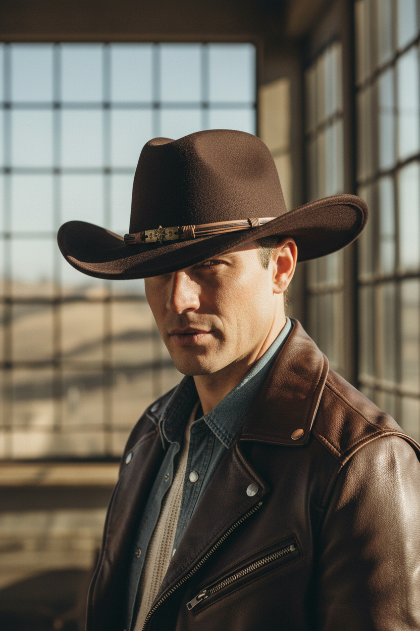 Carlsbad Wool Felt Cowboy Hat – Unisex, Size M