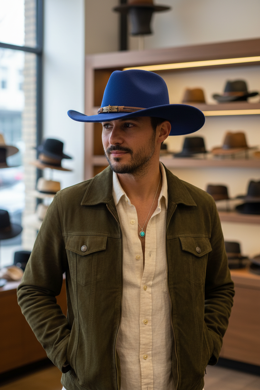 Carlsbad Wool Felt Cowboy Hat – Unisex, Size M