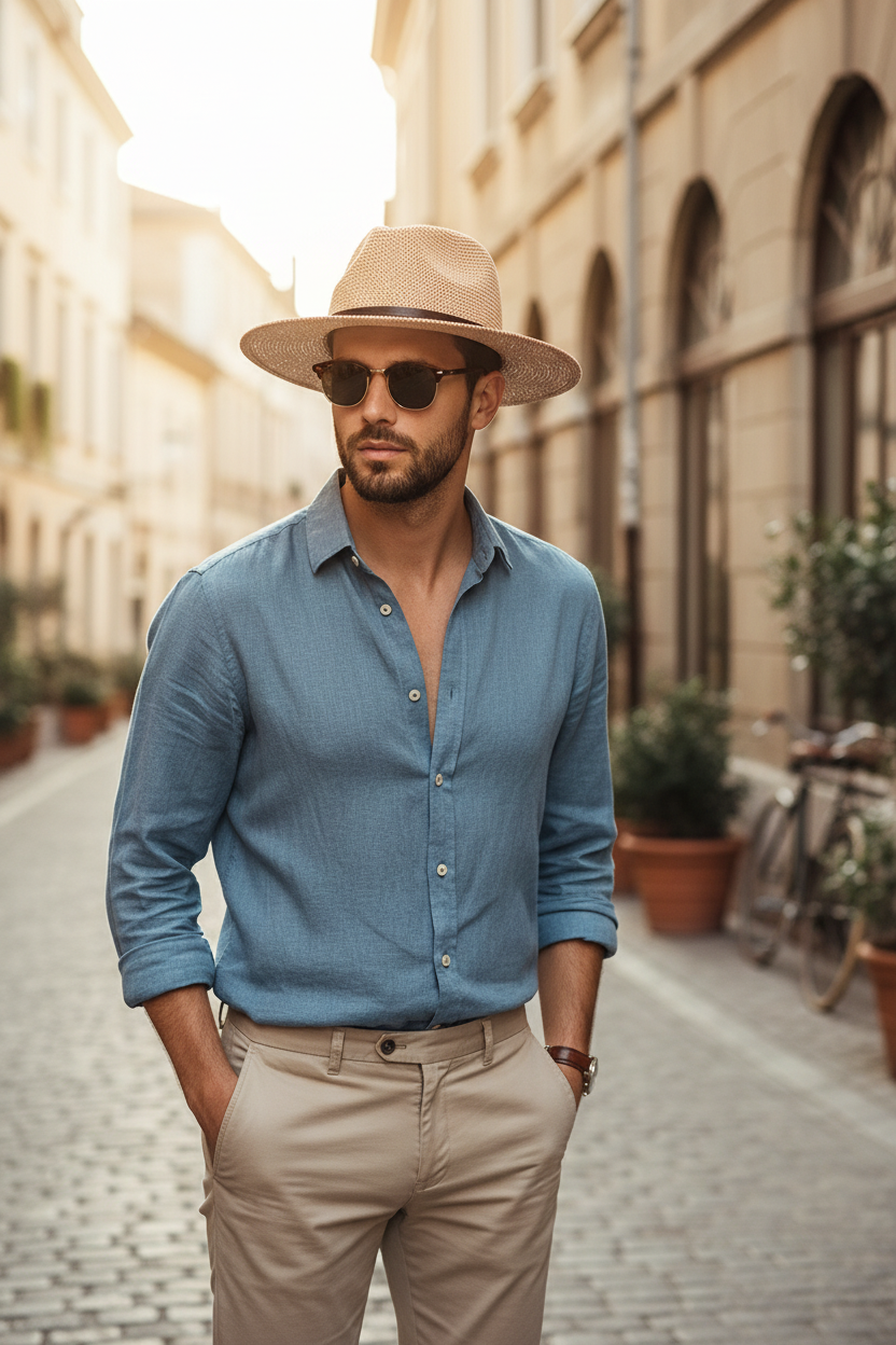 :Holiday Wide Brim Straw Beach Hat with UV Protection