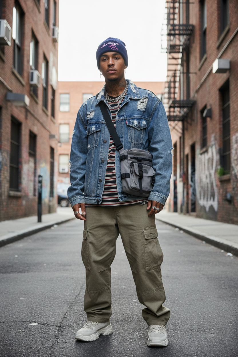 Nas Wool Knitted Beanie Hat with Satin Finish