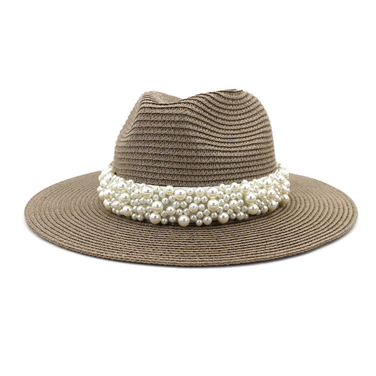 TheCapSpot - British Style Straw Fedora Hat