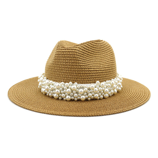 TheCapSpot - British Style Straw Fedora Hat