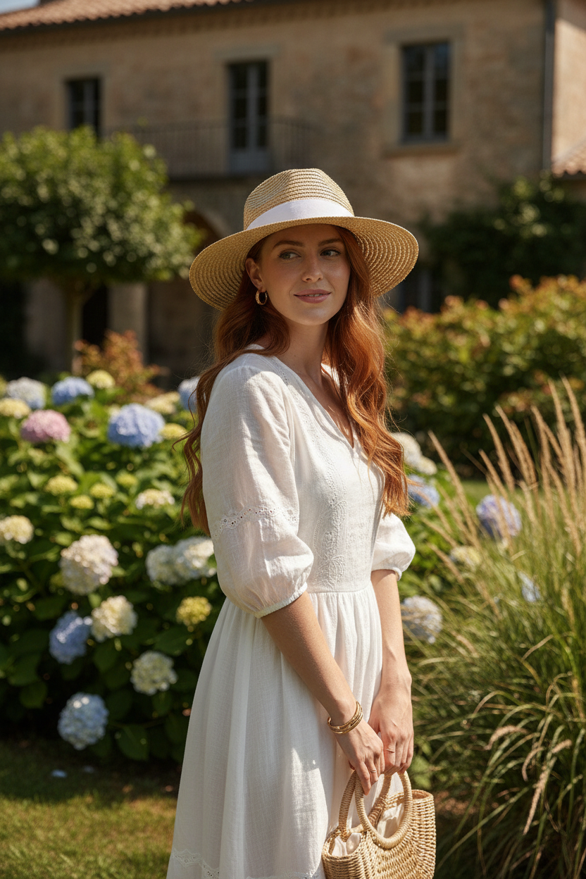 Ventura Straw Hat – Unisex 8 cm Brim