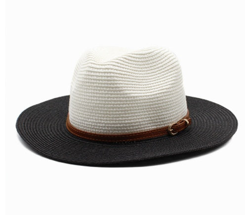 TheCapSpot - Two-Tone Straw Hat