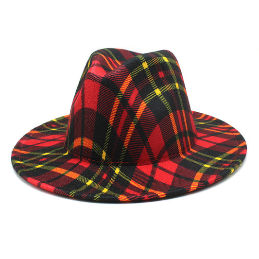 TheCapSpot -Plaid Fedora Hat