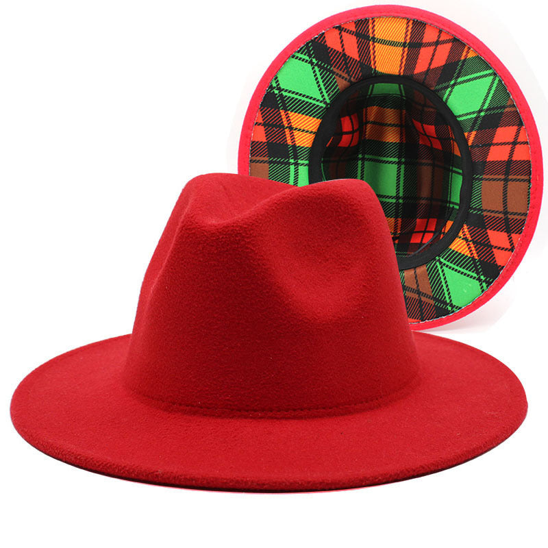 TheCapSpot - Double-sided Color Fedora Hat