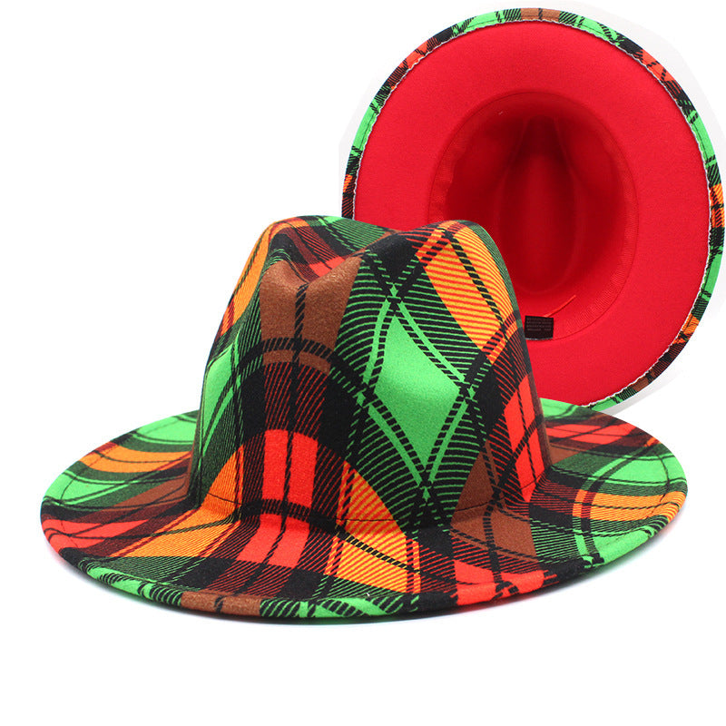 TheCapSpot - Double-sided Color Fedora Hat