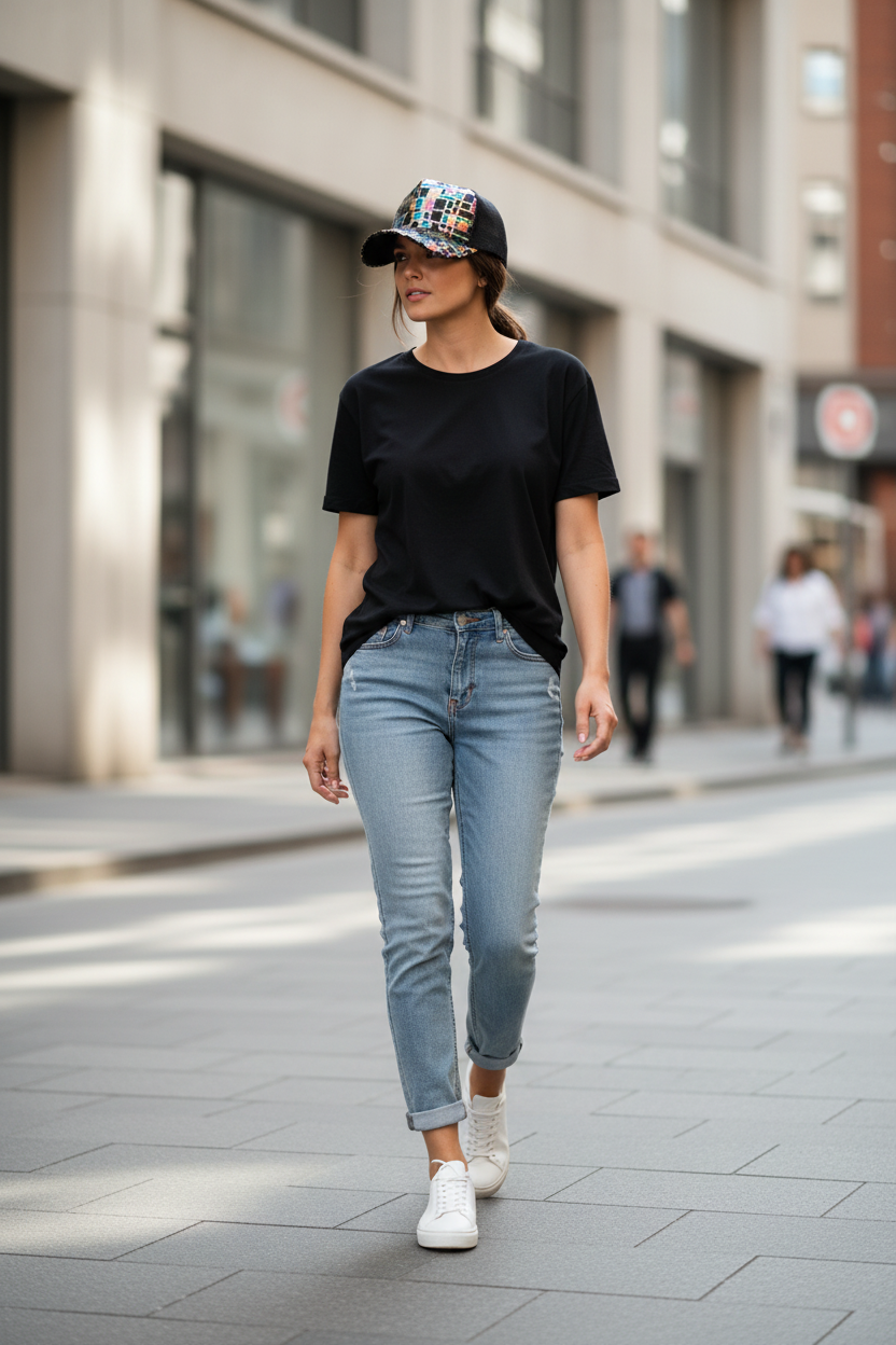 Rochelle Adjustable Summer Baseball Cap – Breathable Sunshade
