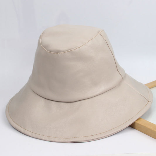 TheCapSpot - Big Brim Fisherman Hat Soft Leather Cowboy Hat