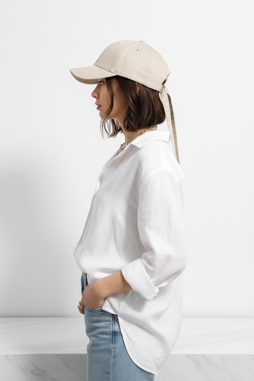 Kaitlynn Baseball Rose Cap – Adjustable Nylon Cotton