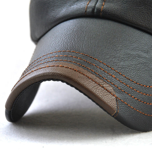 TheCapSpot - Modern Leather Baseball Cap