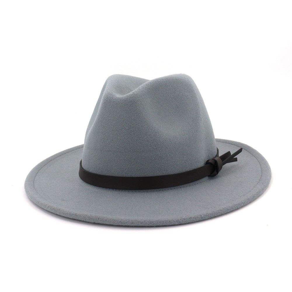 TheCapSpot - Braun Woolen Top Hat