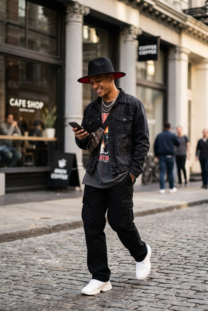 Shelton Wool Blend Flat Brim Fedora Hat