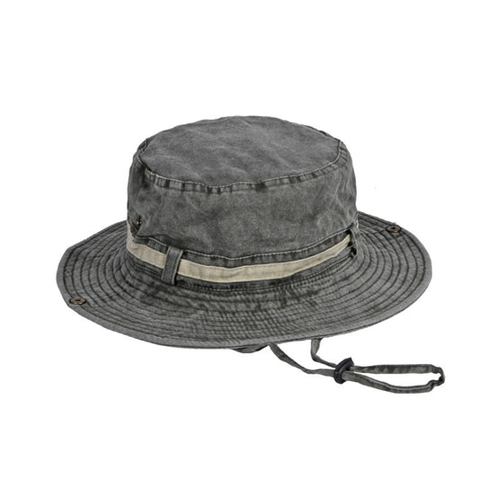 Universal Washed Cotton Sun-proof Sunshade Big Brim Climbing Hat