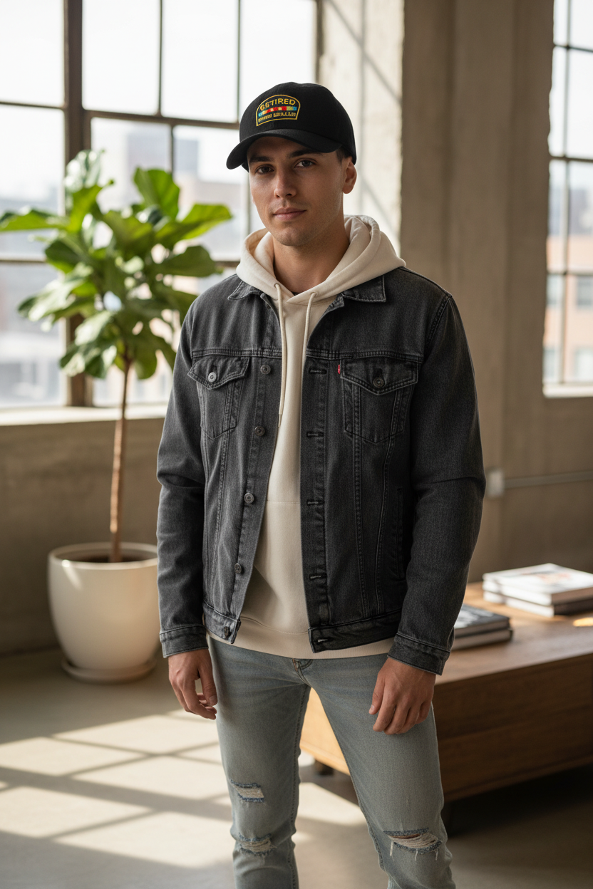 Retired Letter Cotton Baseball Cap | Adjustable Unisex Hat
