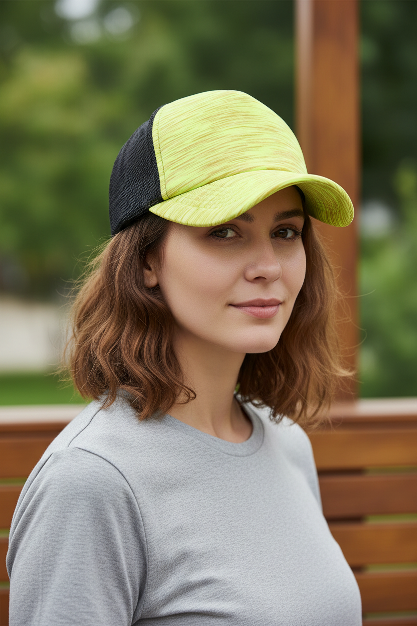 Tarver Colorful Mesh Trucker Cap – Unisex, One Size