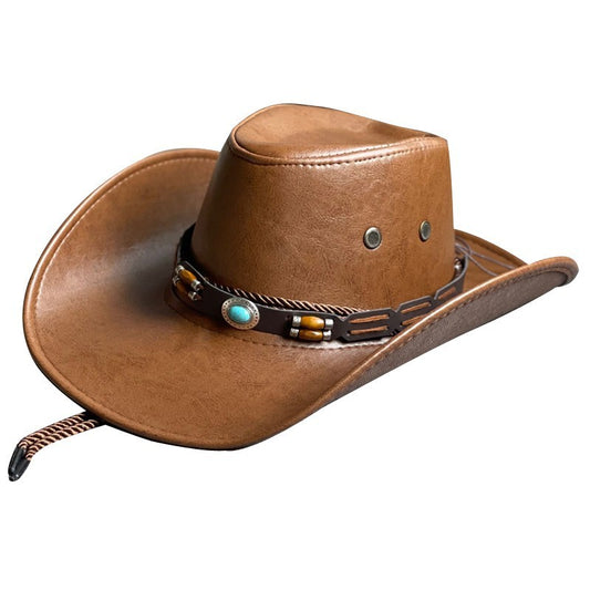 TheCapSpot - Jazz Faux Leather Hat