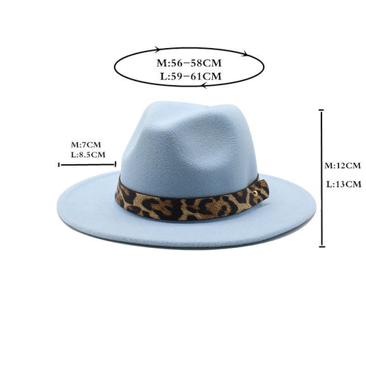 TheCapSpot - Leopard Print Big Brim Hat