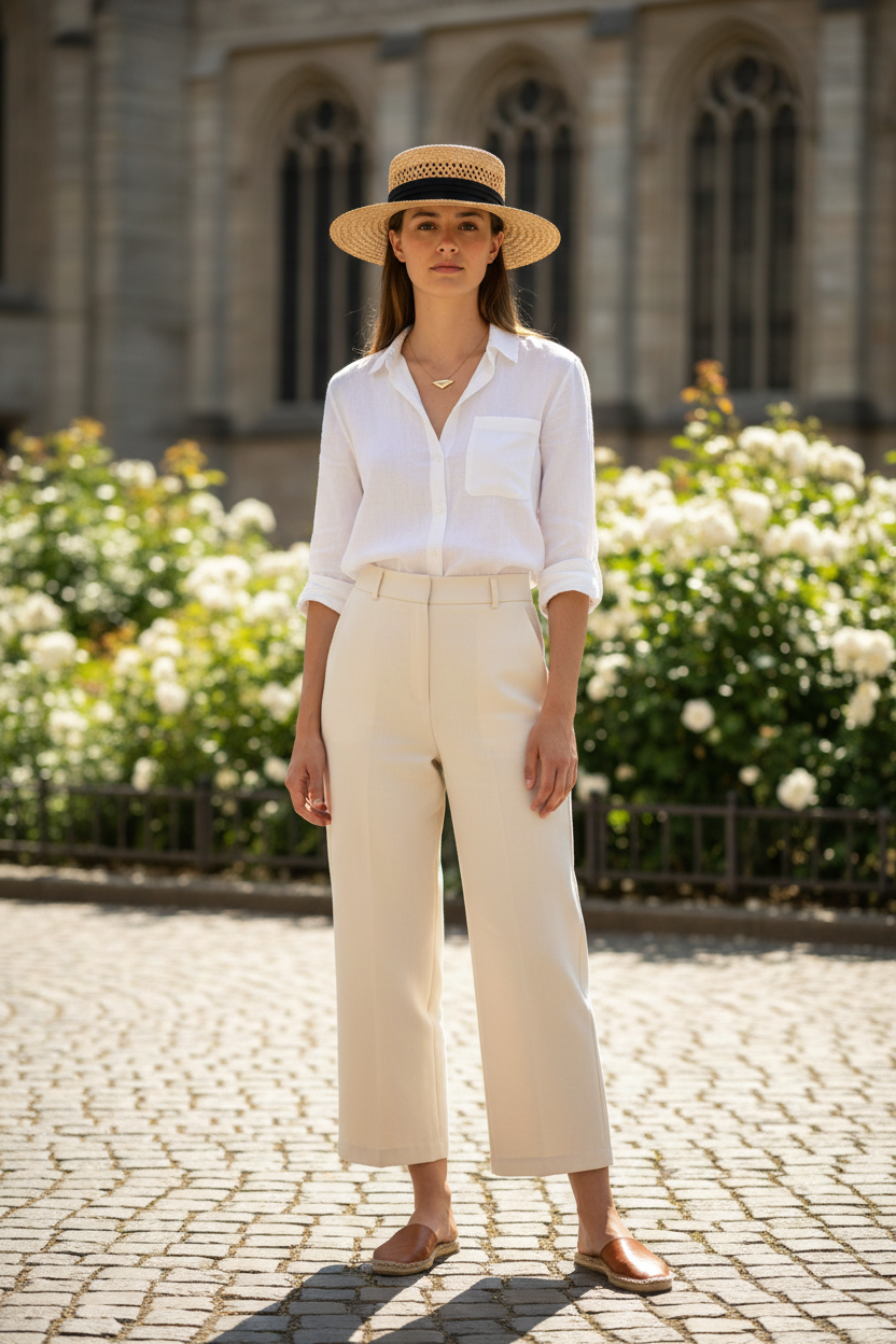 Craig Summer Straw Dome Hat – Breathable Straw Sunshade
