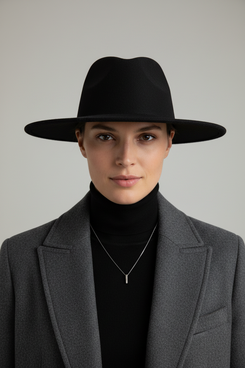 Portland Cashmere Fedora Hat, Unisex