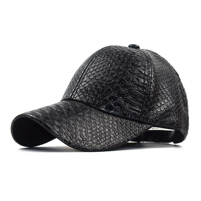 Townsend Crocodile PU (faux) Leather Baseball Cap