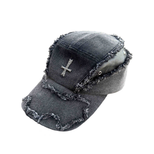 TheCapspot -Denim Cross Baseball Cap