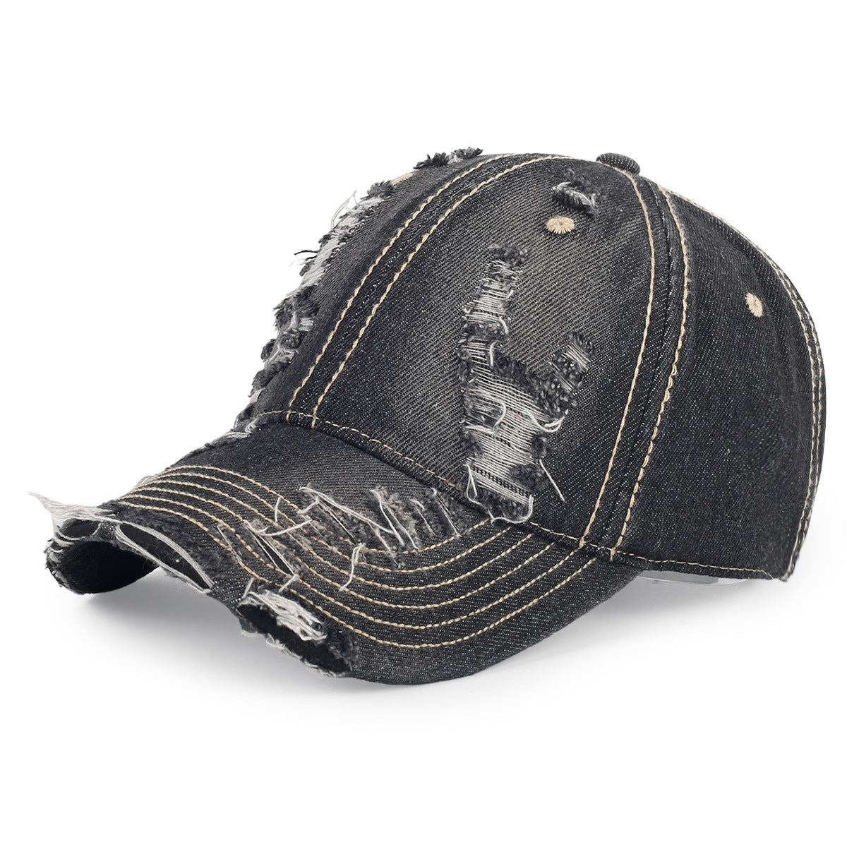 Evans Denim-Look Cotton Cap | Free-Size Casual Hat