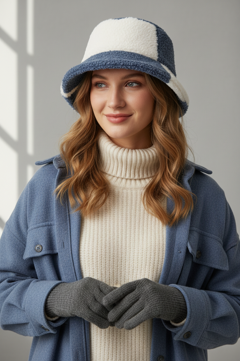 Watters Plush Tie-Dye Bucket Hat for Women