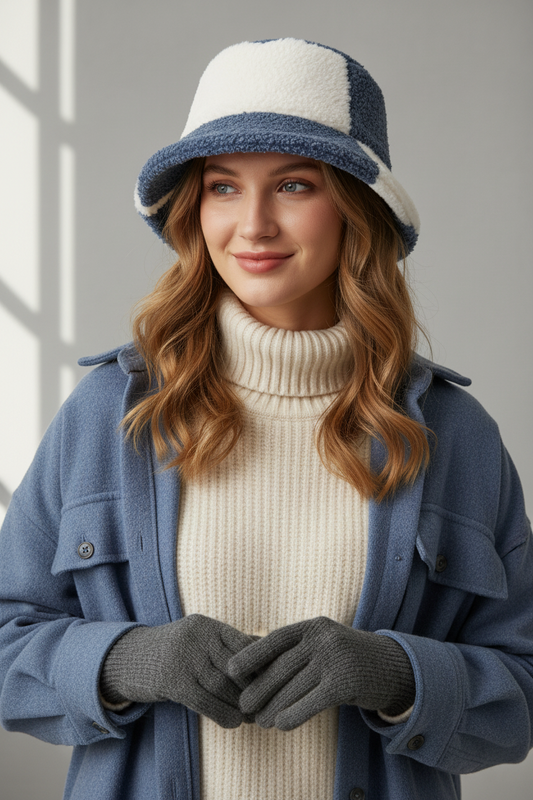 Watters Plush Tie-Dye Bucket Hat for Women