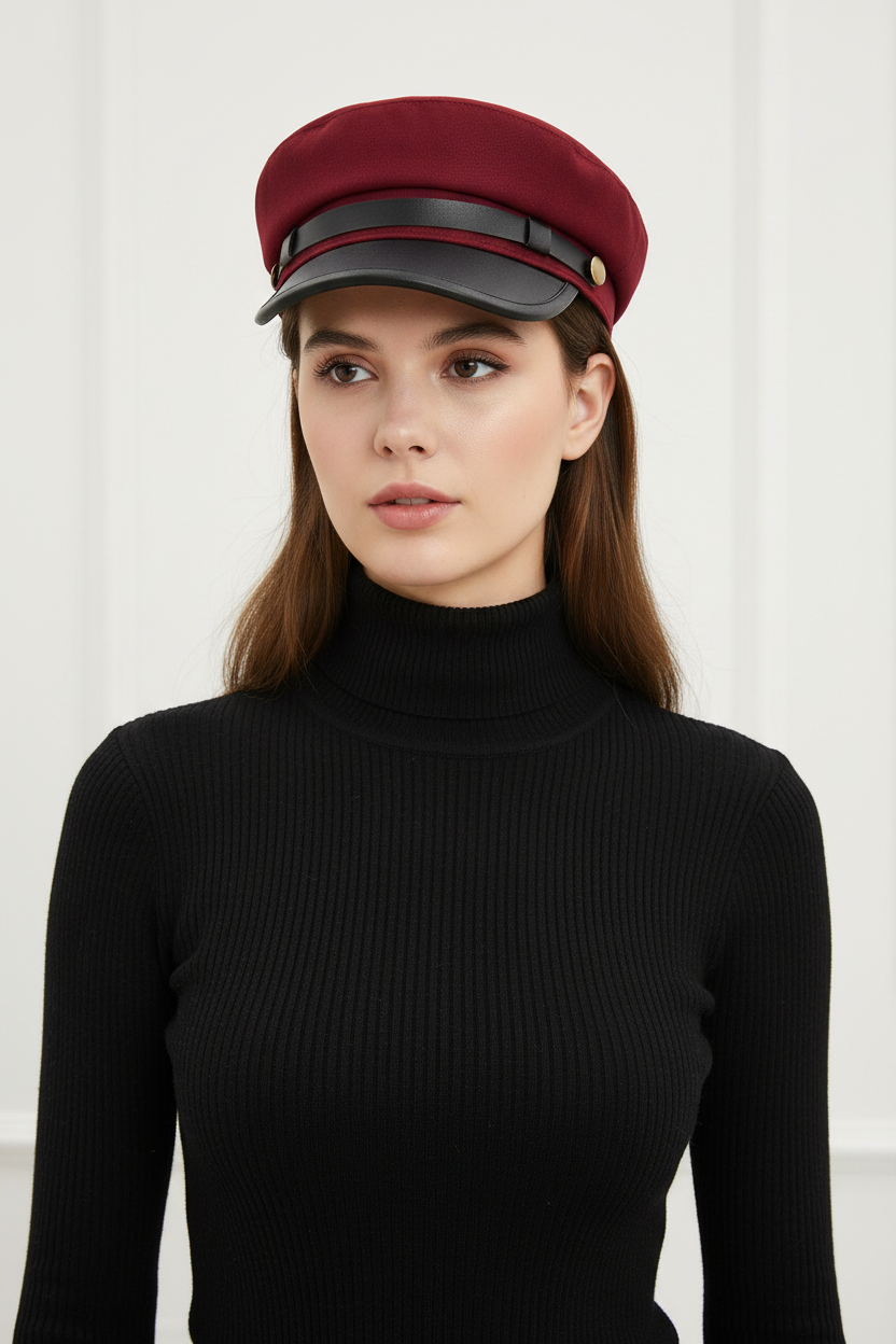 TheCapSpot - Aubrey Flat Top Sailorcap