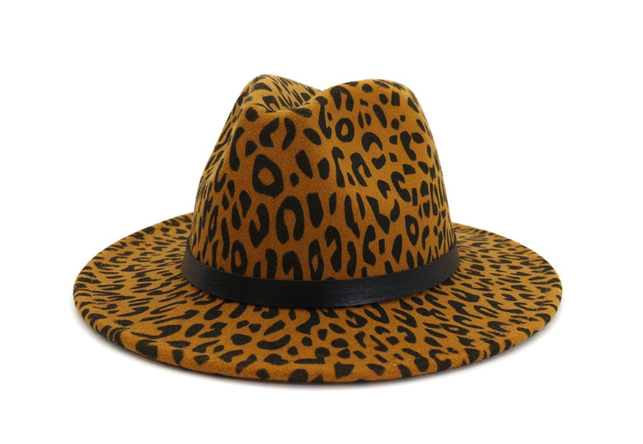 TheCapSpot - Leopard Fedora Hat