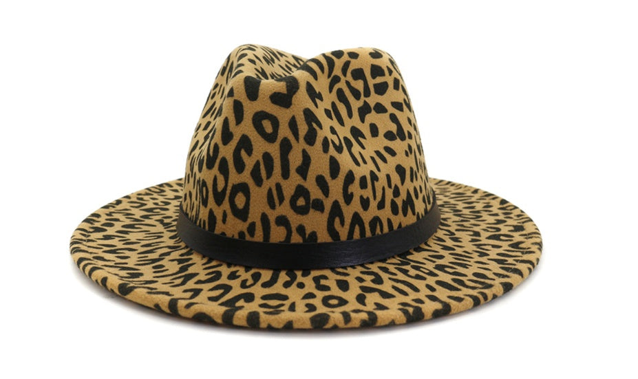 TheCapSpot - Leopard Fedora Hat