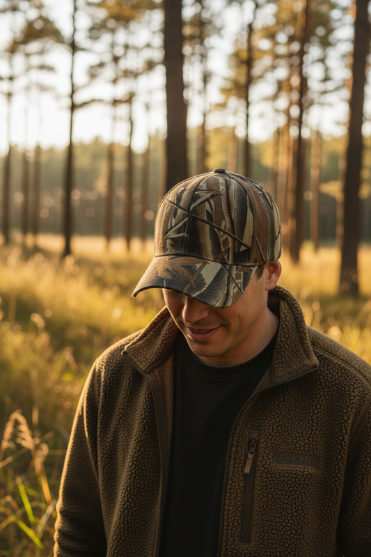 Cain Cotton Camouflage Baseball Cap – Adjustable 55–62cm